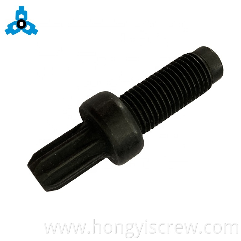 Custom Black Zinc 12 Point Bolt OEM Stock Support